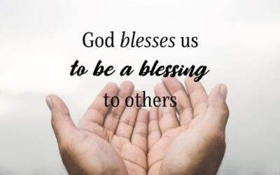 God blesses us to be a blessing to others