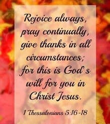 Giving Thanks